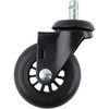 Shepherd Hardware 3 In. Black Rollerblade Stem Caster (5-Pack) 4122299LN 234034