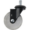 Shepherd Hardware 3 In. Clear Rollerblade Stem Caster (5-Pack) 4122199LN 234108