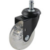 Shepherd Hardware 3 In. Clear Rollerblade Stem Caster (5-Pack) 4122199LN 234108