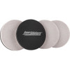 Super Sliders 3-1-2 In. Beige Round Felt Furniture Sliders (4-Pack) 4713421SL 241243