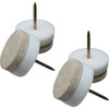Super Sliders 1-1-8 In. Nail-On Felt Furniture Glides (4-Pack) 4263626SL 235103