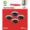 Super Sliders 1-1/8 In. Nail-On Furniture Glides (4-Pack) 4609826SL