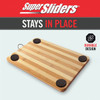 Super Sliders 1-1-2 In.  Anti-Skid Round Black Furniture Pad (8-Piece) 4738426SL 236390