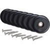 Super Sliders 1-1-2 In. Anti-Skid Screw-On Beige Furniture Pad (4-Piece) 4739026SL 223529