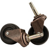Super Sliders 2 In. Rubber Stem Caster (2-Pack) 4263226SL 228639