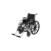 First Voice Wheelchair,300lb,18 In Seat,Silver-Black MDS806300D