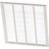 American Metal AmeriFlow 20 In. x 20 In. White Steel Return Air Grille 372W20X20 423620