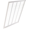 American Metal AmeriFlow 20 In. x 20 In. White Steel Return Air Grille 372W20X20 423620
