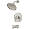 American Standard Becklow Brushed Nickel Single-Handle Lever Tub & Shower Faucet 7429508.295 497483