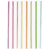 Kikkerland 8 In. Rainbow Reusable Straws (24-Pack) CU241