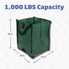 DuraSack 48 Gal. Heavy Duty Green Home & Yard Bag BB-2028CTN2 744899