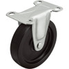 Colson 2 In. Black Polypropylene Rigid Plate Caster 82232 231963
