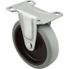 Colson 3 In. Gray TPR Rigid Plate Caster 82252 240184