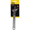 Stanley 8 In. Chrome Adjustable Wrench 87-369 365141