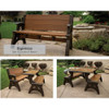 Convert A Bench 58 In. L Gen 2 XL Espresso Foldable Bench 5RCATE-RT 887094