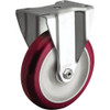 Colson 4 In. Red Polyurethane Rigid Plate Caster 82268 248570
