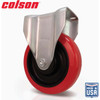 Colson 5 In. Red Polyurethane Rigid Plate Caster 82271