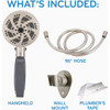 Oxygenics CareSpa 5-Spray 1.8 GPM Handheld Showerhead, Brushed Nickel 92428 400684
