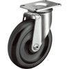 Colson 4 In. Black Polypropylene Swivel Plate Caster 82237 242505
