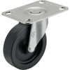 Colson 3 In. Black Polypropylene Swivel Plate Caster 82235 242329