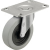 Colson 3 In. Gray TPR Swivel Plate Caster 82251 249094