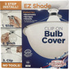 EZ Shade Matte White Clip On Light Bulb Cover EZShade4209 522936