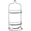 Zenna Home 11 In. x 24 In. Hanging Shower Caddy, Matte Black 7542BK