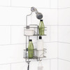 Zenna Home 10-1-4 In. x 24-3-4 In. Satin Nickel Expandable Hanging Shower Caddy 7446NN 644434
