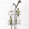 Zenna Home 10-1-4 In. x 24-3-4 In. Satin Nickel Expandable Hanging Shower Caddy 7446NN 644434