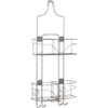 Zenna Home 10-1-4 In. x 24-3-4 In. Satin Nickel Expandable Hanging Shower Caddy 7446NN 644434
