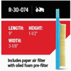 Oregon 8 to 17.5 HP Paper & Foam Engine Air Filter for Riding Mowers R-30-074 705978