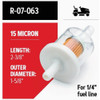 Oregon R-07-063 15 Micron Fuel Filter for Riding Mowers R-07-063 763443