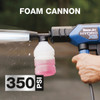 Turbo Jet Hydro X5 350 PSI Cordless Power Cleaner with 21V Battery & Charger TJHX-MC4 604118