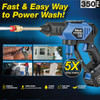 Turbo Jet Hydro X5 350 PSI Cordless Power Cleaner with 21V Battery & Charger TJHX-MC4 604118