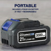 Turbo Jet Hydro X5 350 PSI Cordless Power Cleaner with 21V Battery & Charger TJHX-MC4 604118