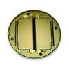 Electrical Box Cover, 2 Gangs, Round, Brass