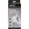 Master Electrician 6-Outlet/2 USB White Surge Strip with 3 Ft. Cord LTS-PO2