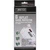 Master Electrician 6-Outlet/2 USB White Surge Strip with 3 Ft. Cord LTS-PO5