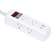 Master Electrician 6-Outlet-4 USB 1350J White Surge Strip with 3 Ft. Cord LTS-PO5 563340