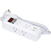 Master Electrician 6-Outlet-4 USB 1350J White Surge Strip with 3 Ft. Cord LTS-PO5 563340