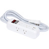 Master Electrician 6-Outlet-4 USB 1350J White Surge Strip with 6 Ft. Cord LTS-PO2B 563884