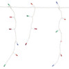 Holiday Wonderland Multi 100-Bulb Mini LED Glass Reflector Icicle Light Set 893433 939877