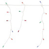 Holiday Wonderland Multi 100-Bulb Mini LED Glass Reflector Icicle Light Set 893433 939877