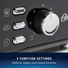 Oster Black Stainless Steel 2-Slice Toaster with Extra Wide Slots 2211571 647436