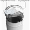 Bubba 32 Oz. White DualSip Insulated Stainless Steel Water Bottle 2225366 625554