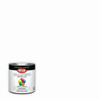 Krylon ColorMaxx Satin Interior/Exterior Wall Paint, White, 1/2 Pt. K05615007