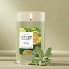 Yankee Candle 14-1-4 Oz. Sage & Citrus Medium Pillar Candle 1632948 640216