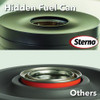 Sterno Small Onyx with Black Lid Tabletop Fire Pit 73068 821159