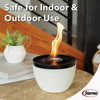 Sterno Small Onyx with Black Lid Tabletop Fire Pit 73068 821159