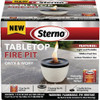 Sterno Small Onyx with Black Lid Tabletop Fire Pit 73068 821159